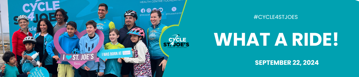 Cycle4StJoe's In support of St. Joseph's Health Centre 