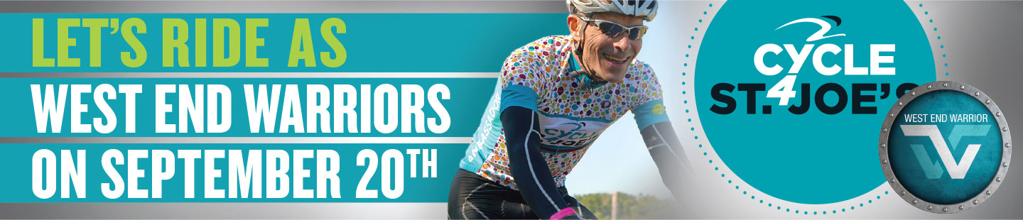 Cycle for St. Joe's - Let's Ride as West End Warriors on September 20th